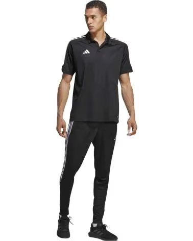ADIDAS PANTALONI LUNGHI ADIDAS ESSENTIALS 3-STRIPES DA UOMO NEGRO