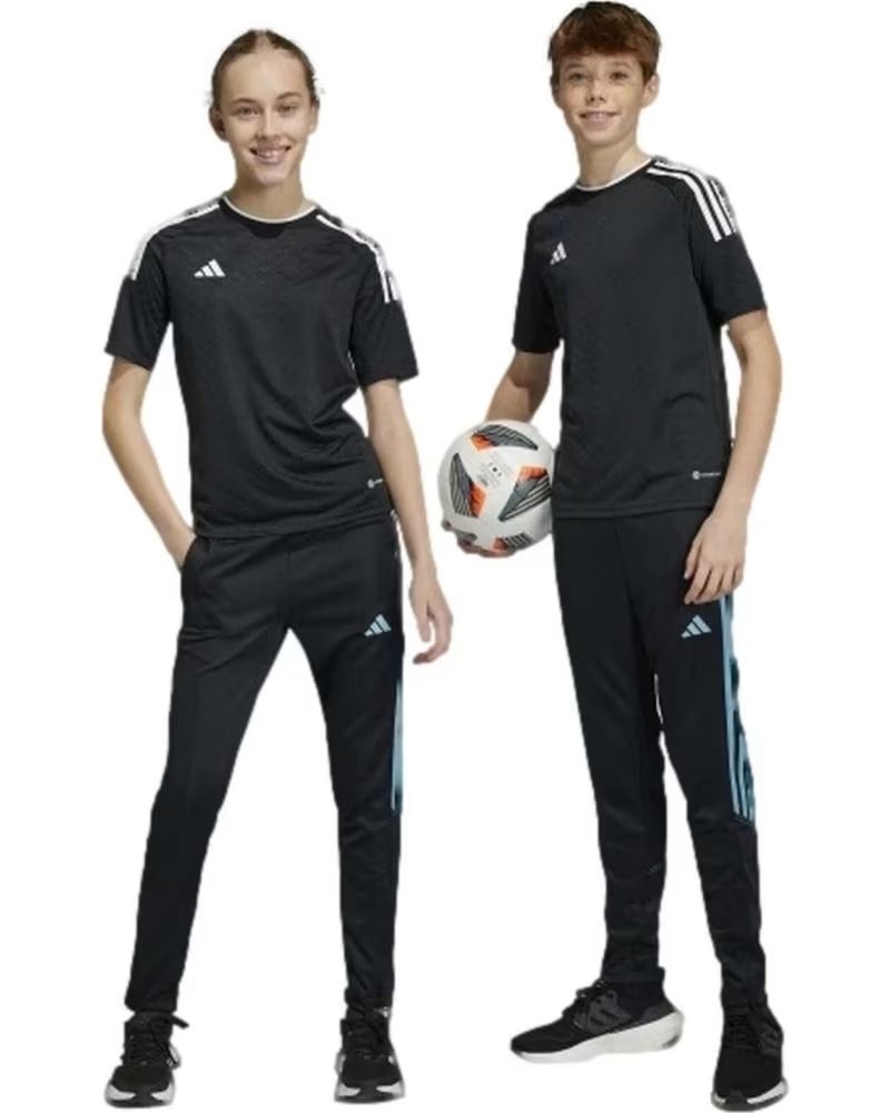 ADIDAS PANTALONI DA ALLENAMENTO ADIDAS TIRO CLUB UNISEX PER BAMBINI, NERI NEGRO