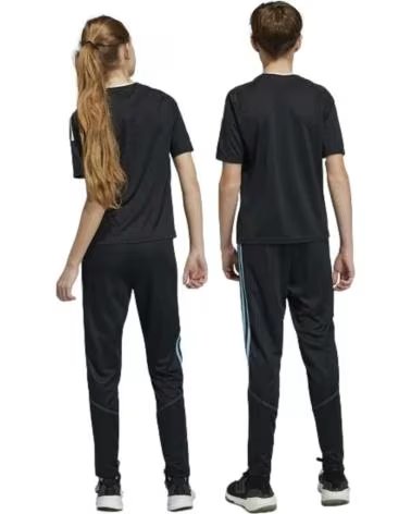 ADIDAS PANTALONI DA ALLENAMENTO ADIDAS TIRO CLUB UNISEX PER BAMBINI, NERI NEGRO