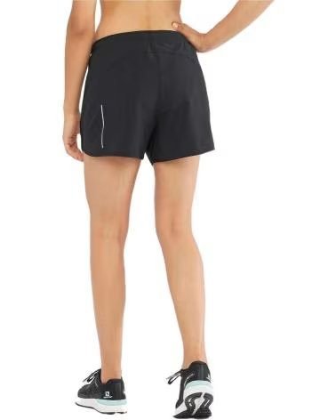 SALOMON SALOMON WOMEN´S BLACK RUNNING SHORTS NEGRO