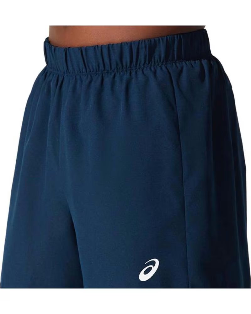 ASICS PANTALÓN CORTO DEPORTIVO CON LOGO IMPRESO AZUL