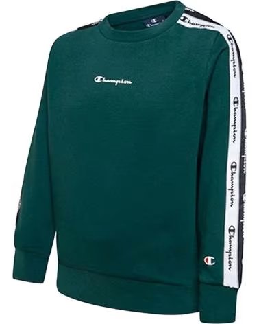 CHAMPION CHAMPION CREWNECK TAPE SWEATSHIRT GRÜN UNISEX VERDE