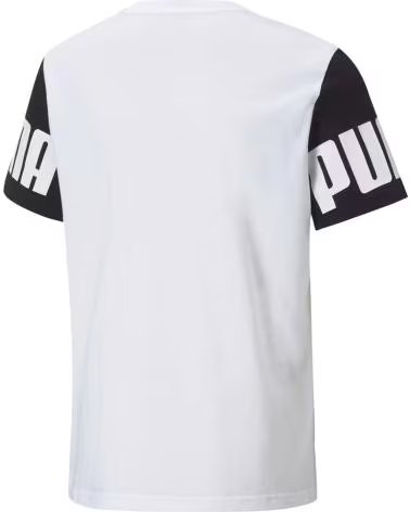 PUMA CAMISETA DE MANGA CORTA EN PARA NINOS BLANCO