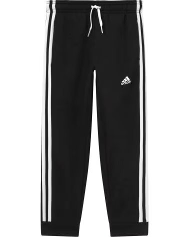 ADIDAS PANTALONI ADIDAS ESSENTIALS 3-STRIPES JUNIOR NERI NEGRO
