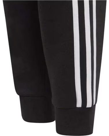 ADIDAS PANTALONI ADIDAS ESSENTIALS 3-STRIPES JUNIOR NERI NEGRO