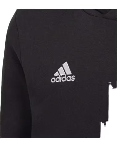 ADIDAS SUDADERA CON CAPUCHA H57516 PARA NINOS UNISEX NEGRO