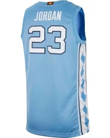 JORDAN CAMISA JORDAN NORTH CAROLINA 23 MASCULINA AZUL