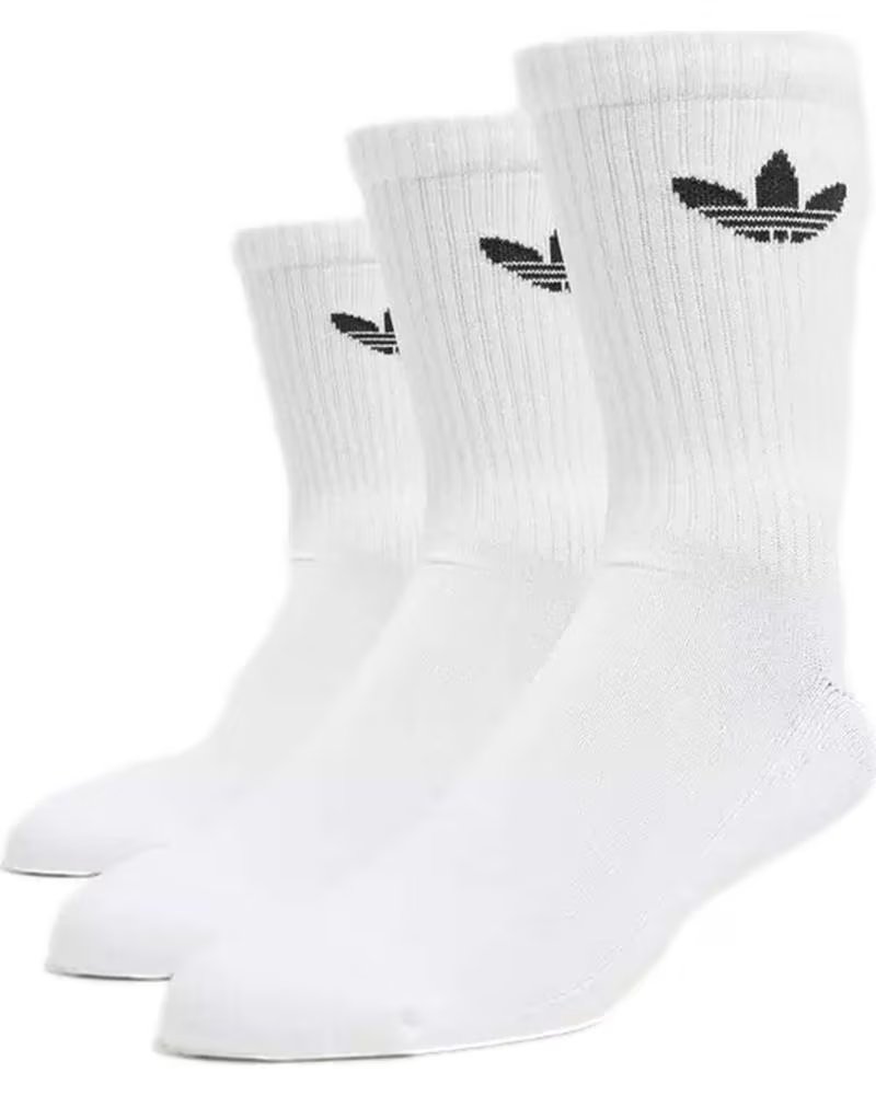 CONFEZIONE DA 3 CALZINI ADIDAS ORIGINALS TREFOIL UNISEX BLANCO