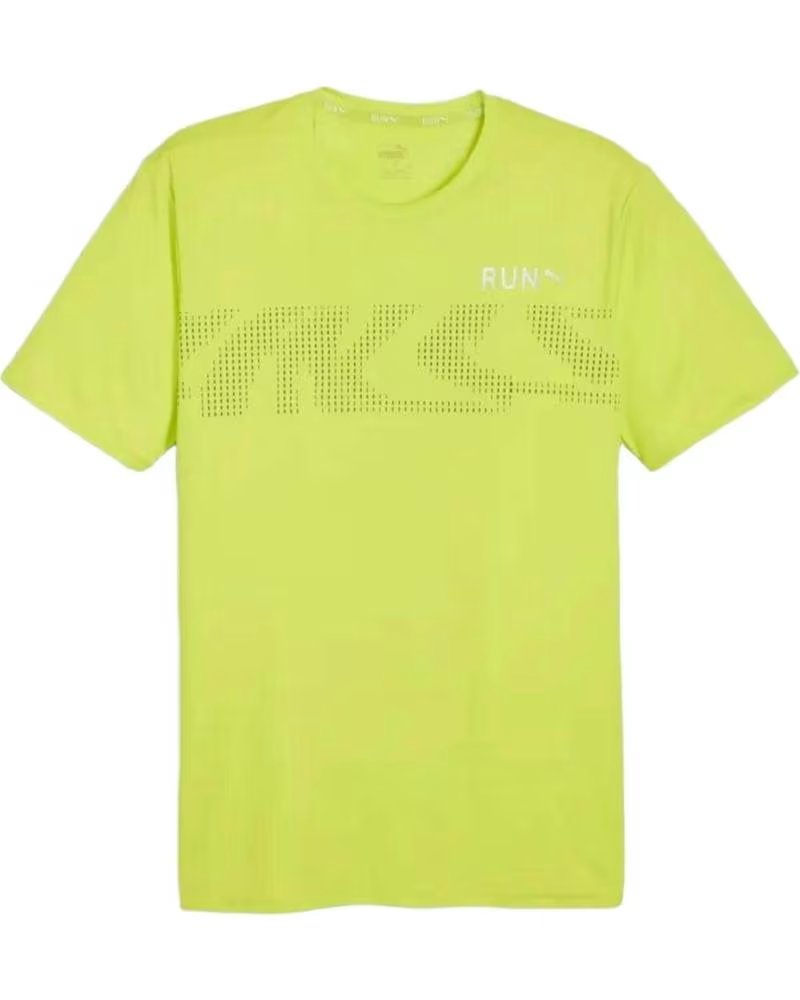PUMA CAMISETA PUMA RUN FAVORITE GRAPHIC TEE MUJER VERDE