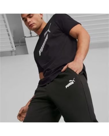 PUMA PANTALÓN LARGO DEPORTIVO PUMA ESSENTIALS HOMBRE NEGRO NEGRO