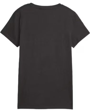 PUMA CAMISETA PUMA ESSENTIALS LOGO MANGA CURTA FEMININA VERDE CLARO VERDE