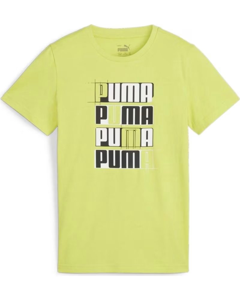 Sportif pour Homme PUMA MODELO ESS LOGO LAB TEE B PARA H VERDE