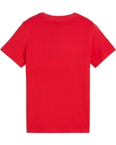 PUMA CAMISETA DE MANGA CORTA EN PARA NINOS ROJO