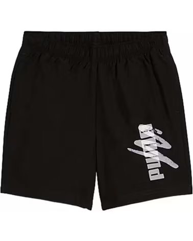 PUMA PANTALON CORTO EN PARA NINOS UNISEX NEGRO