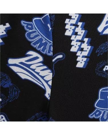 PUMA CAMISETA GRÁFICA PUMA INFANTIL AZUL