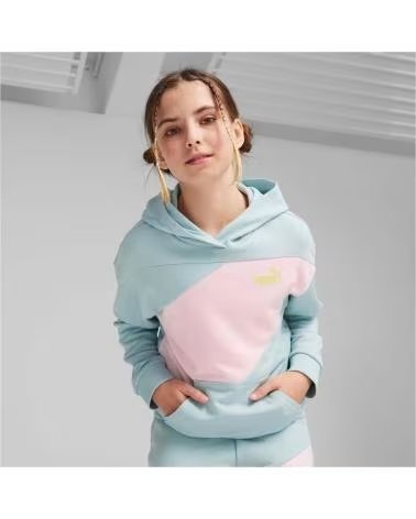 PUMA SUDADERA CON CAPUCHA EN PARA NINAS AZUL