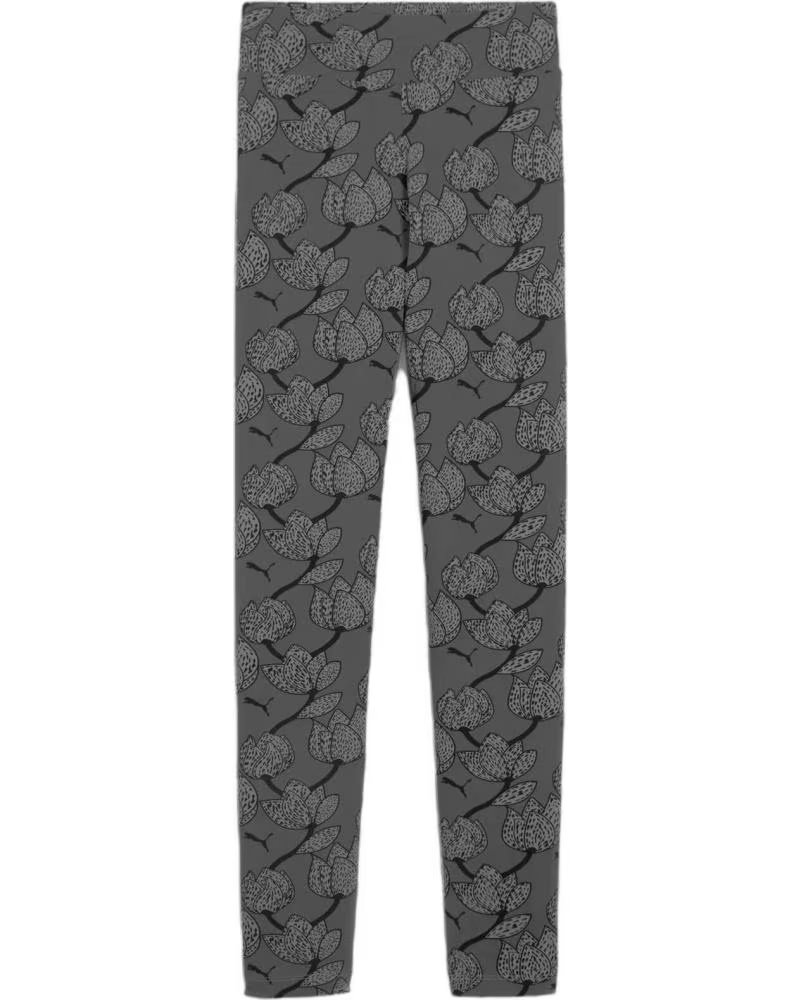 PUMA LEGGINGS SPORTIVI PUMA PER BAMBINI GRIGI FANTASIA GRIS