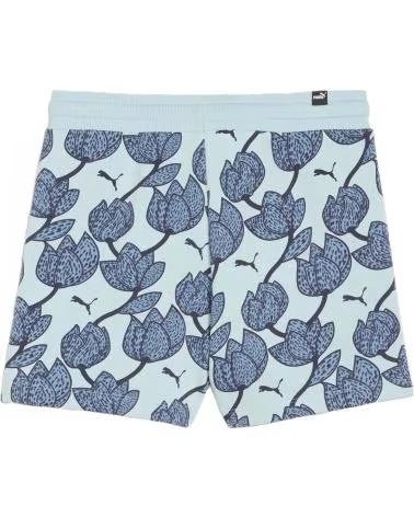 PUMA PUMA SHORTS FÜR KINDER BLAU GEMUSTERT AZUL