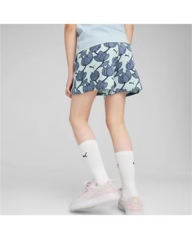 PUMA PUMA SHORTS FÜR KINDER BLAU GEMUSTERT AZUL