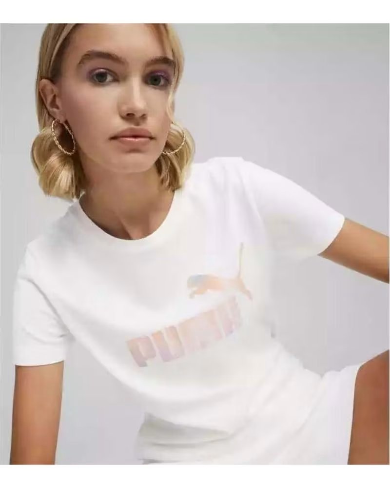 PUMA CAMISETA PUMA ESS SUMMER DAZE TEE BLANCA BLANCO