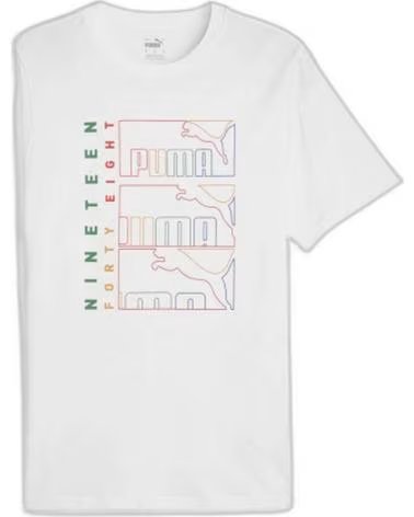 PUMA PUMA CAMISETA COM ESTAMPA GRÁFICA BLANCO
