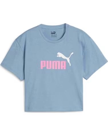 PUMA CAMISETA DE MANGA CORTA EN PARA NINOS UNISEX AZUL