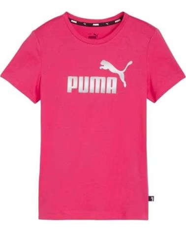 PUMA KURZARM-T-SHIRT FÜR KINDER ROSA