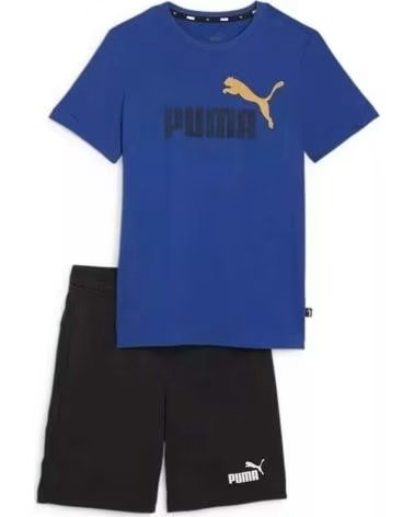 PUMA SPORTSWEAR SET FOR KIDS BLUE AND BLACK AZUL