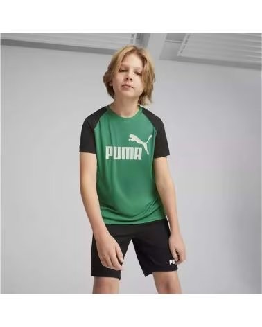 PUMA COMPLETO SPORTIVO PER BAMBINO VERDE E NERO
