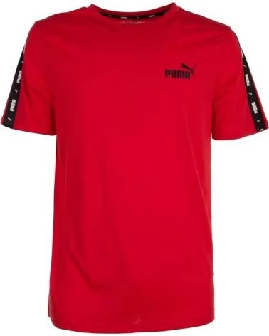 PUMA CAMISETA PUMA ESS TAPE TEE UNISEX ROJA ROJO