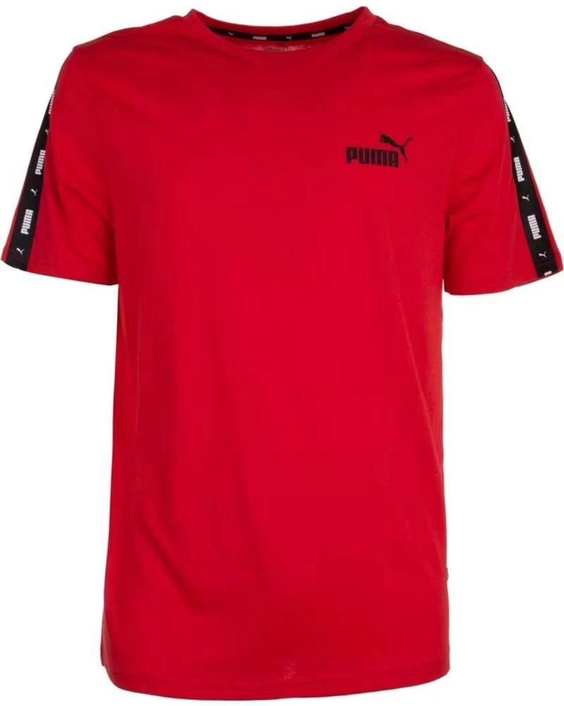 PUMA CAMISETA PUMA ESS TAPE TEE UNISEX ROJA ROJO