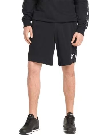 PUMA PUMA ESS TAPE SHORTS 9" HOMBRE NEGRO BEIG