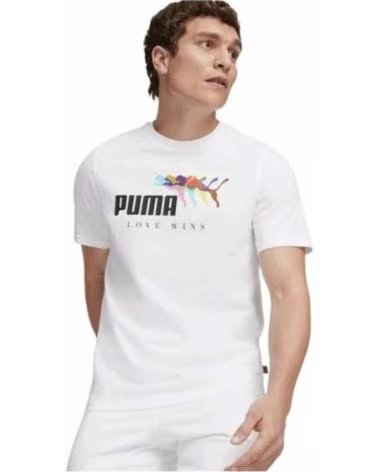 PUMA CAMISETA PUMA ESS LOVE WINS TEE BLANCA PARA MUJER BLANCO