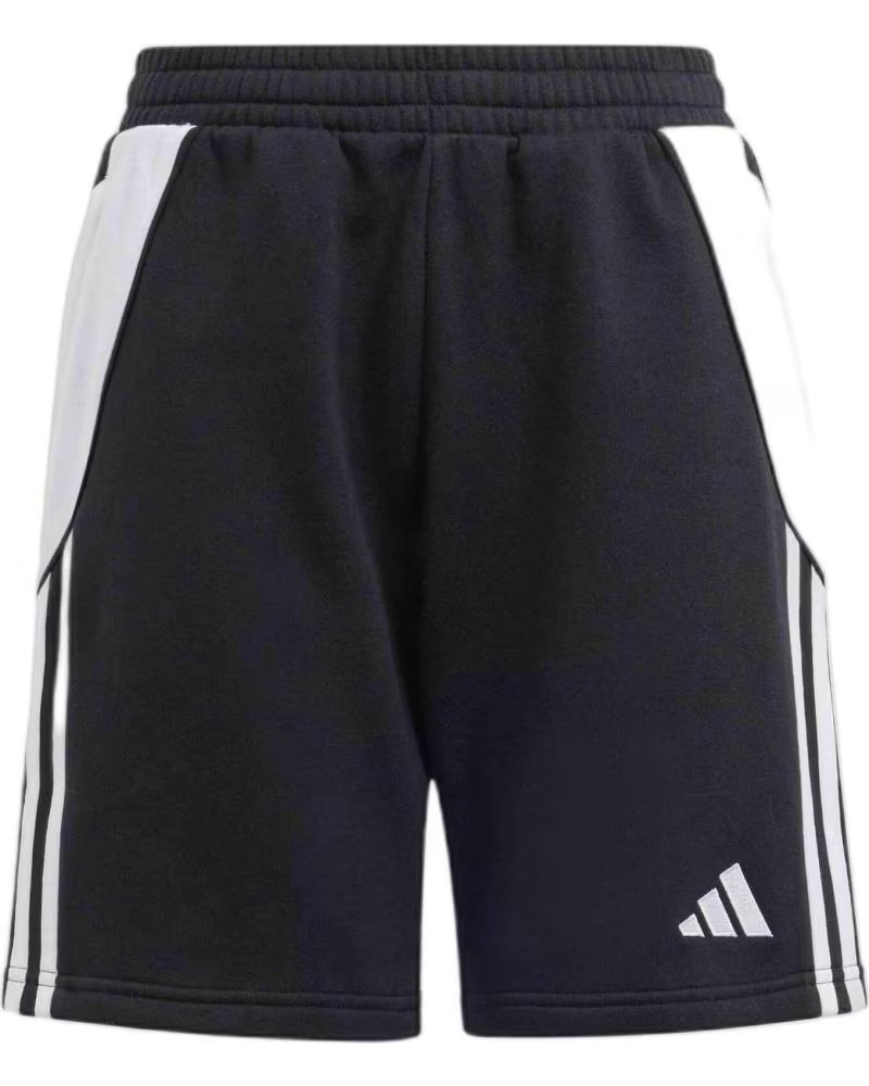 PANTALONCINI ADIDAS ESSENTIALS 3 STRISCE PER RAGAZZI NERI NEGRO