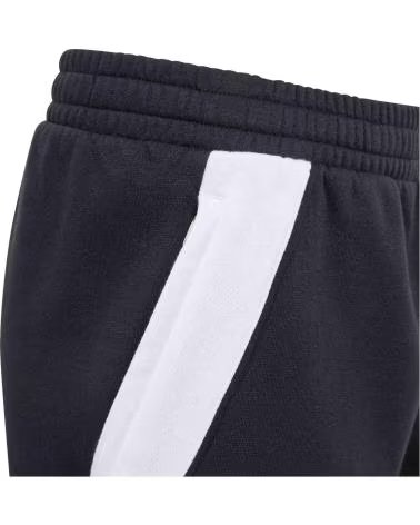 PANTALONCINI ADIDAS ESSENTIALS 3 STRISCE PER RAGAZZI NERI NEGRO