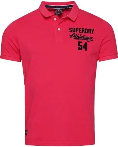 SUPERDRY POLO DE MANGA CORTA EN PARA HOMBRE ROSA