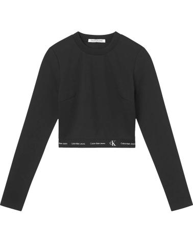 CALVIN KLEIN CAMISETA DE MANGA LARGA JEANS EN PARA MUJER NEGRO
