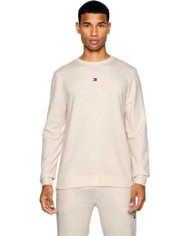 TOMMY HILFIGER TOMMY HILFIGER SWEATSHIRT MIT RUNDHALSAUSSCHNITT BEIGE