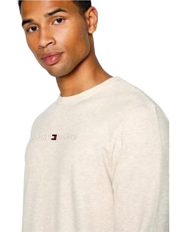 TOMMY HILFIGER TOMMY HILFIGER SWEATSHIRT MIT RUNDHALSAUSSCHNITT BEIGE