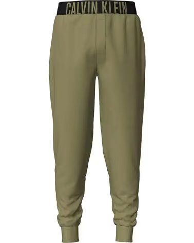 CALVIN KLEIN CALVIN KLEIN PANTALONI LUNGHI IN RASO DA UOMO VERDE