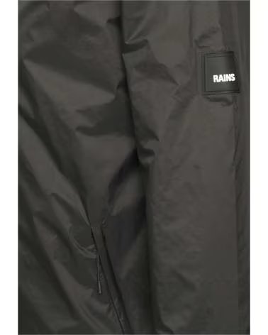 RAINS GIACCA RAINS UNISEX NERA IMPERMEABILE NEGRO