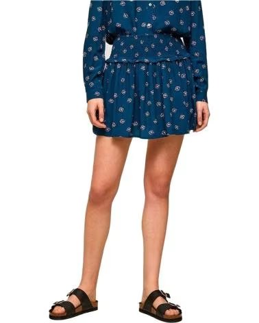 PEPE JEANS KURZER PEPE JEANS BEDRUCKTER ROCK FÜR DAMEN MULTICOLOR
