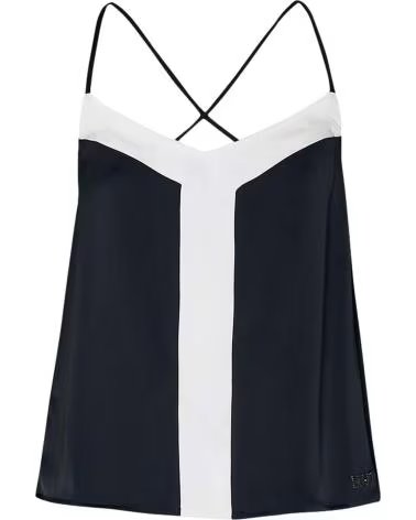 LIU JO CAMISETA DE ALÇAS LIU JO FEMININA PRETA NEGRO