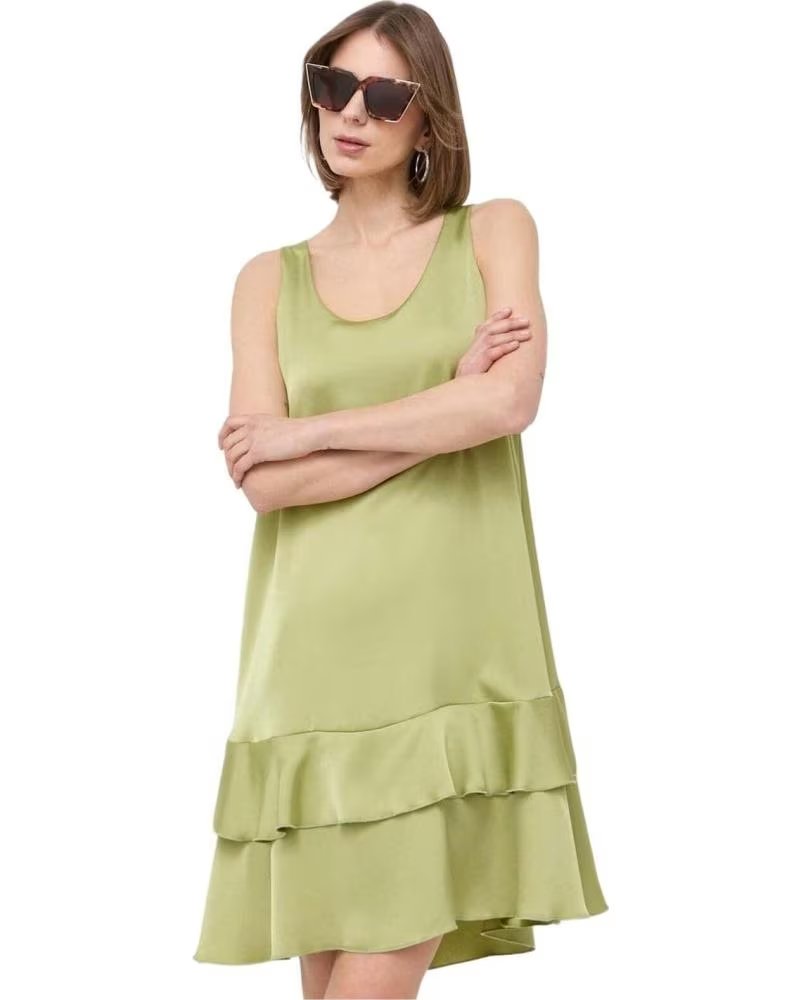 LIU JO VESTIDO MIDI CON DETALLE DE ESTRELLA VERDE