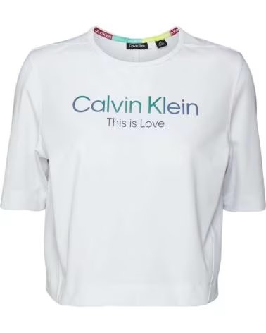 CALVIN KLEIN CAMISETA CALVIN KLEIN DE MANGA CORTA PARA MUJER BLANCO
