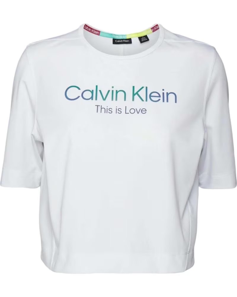 CALVIN KLEIN CAMISETA CALVIN KLEIN DE MANGA CORTA PARA MUJER BLANCO
