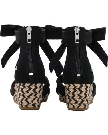 UGG SANDÁLIAS PLATAFORMA UGG FEMININAS COM TIRAS NEGRO