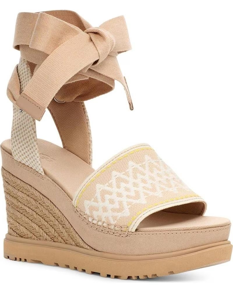 UGG SANDÁLIAS UGG PLATAFORMA FEMININAS BEIGE