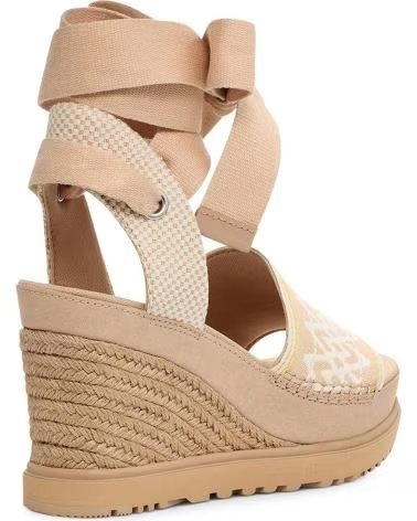 UGG SANDÁLIAS UGG PLATAFORMA FEMININAS BEIGE
