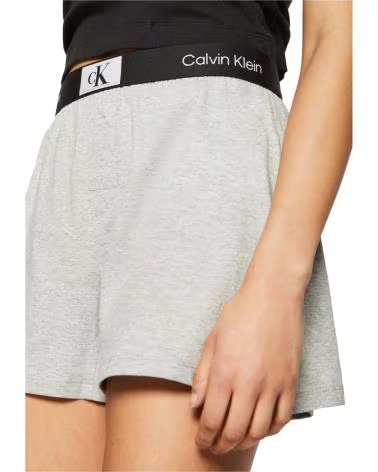 CALVIN KLEIN CALVIN KLEIN PANTALONCINI IN COTONE GRIGIO DA DONNA GRIS